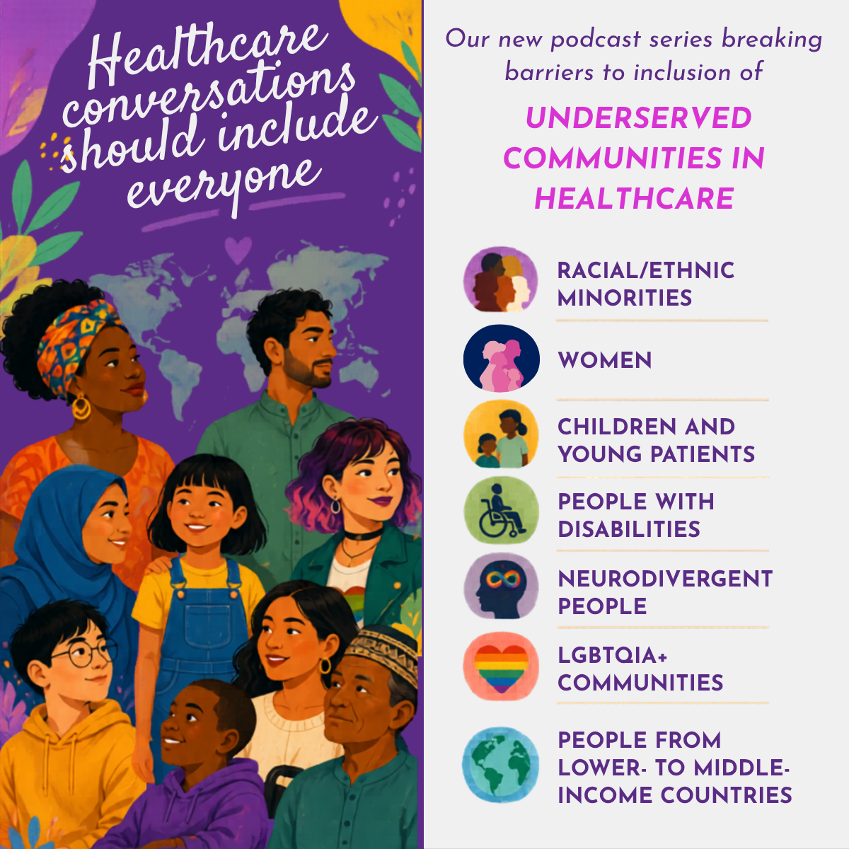 Underserved Communities in Healthcare: A Not Just Patients Series
